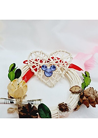 Cài áo đầu con gấu đá tím