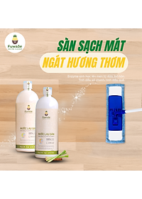 Nước lau sàn hữu cơ enzyme sinh học từ vỏ dứa Fuwa3e 1L - hương SẢ CHANH/ QUẾ