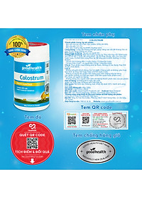 Sữa non Goodhealth Colostrum 100g-Tăng cường sức đề kháng-Hàng nhập khẩu chính hãng tại New Zealand