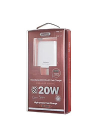 Củ sạc nhanh chuẩn kép PD+QC 20W Remax RP-U64 - Hàng chính hãng