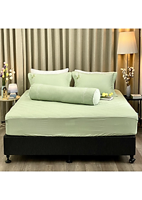 Bộ ga giường chần bông KBedding by Everon KMTS 103 Microtencel Xanh ngọc (4 món)