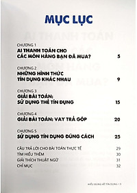 Sách Hiểu Về Tài Chính, Vững Bước Tương Lai - Hiểu Đúng Về Tín Dụng