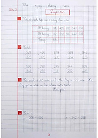 Vở Ô Li Bài Tập Toán Lớp 3 - Quyển 1 (Biên Soạn Theo Chương Trình GDPT Mới Định Hướng Phát Triển Năng Lực)