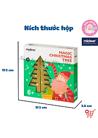 Cây thông Noel Mini để bàn phủ tuyết tự nở thần kỳ - Mideer Magic Christmas Tree - Quà Giáng sinh 2022 cho bé