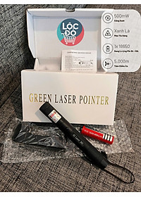 Đèn laser siêu mạnh đèn lazer 303 tia xanh lá, đèn chiếu lazer dạy học