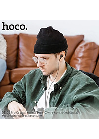 Tai nghe nhét tai jack cắm Type-C có mic hoco. M101 Pro tương thích rộng với các máy Android chân Type C và cho Iphone 15 Ipad Chân Type C  - Hàng chính hãng