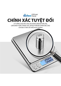 Cân Điện Tử Mini Cao Cấp 2024 MIFAN 0.01g - 3kg - Nhỏ Gọn, Siêu Chính Xác, Thép Không Gỉ, Màn LCD -Tặng 2 Đĩa Cân Và Pin