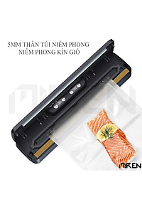 Máy Hút Chân Không Thực Phẩm Vacumm Sealer Đa Năng Hàn Miệng Túi Cao Cấp – Chế Độ Hút Khô, Ướt, Thịt & Chế Độ Hút, Seal Thủ Công Cho Thực Phẩm Rau Củ Quả. Hạt, Bột, Mềm Tùy Chọn. Hàng Chính Hãng