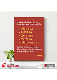 Tranh Canvas động lực văn phòng câu nói slogan truyền cảm hứng, tranh canvas trang trí DL02