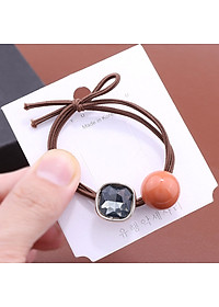 Dây buộc tóc nữ macaron [Set 4 dây] NASI dễ thương phong cách hàn quốc thun cột tóc nữ co giãn tốt phụ kiện tóc