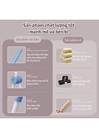 BG Gậy tập thẳng lưng Blue 6015 , thanh gậy tập yoga chống gù lưng, mở vai hình chữ thập