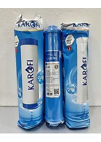 Combo 3 lõi lọc nước Karofi 1,2,3 dành cho máy NE - Hàng chính hãng