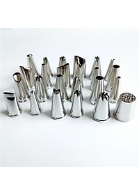 Bộ 24 đuôi bắt bông kem – Bộ dụng cụ làm bánh kem – Mã số 1035