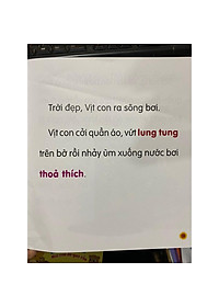 Truyện chữ to cho bé : Tập đánh vần tập đọc 3