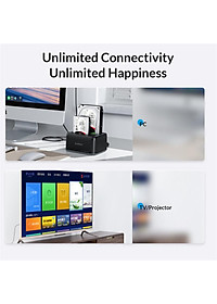 Đế ổ cứng (Docking) Orico 2 khe cắm - Hàng Chính Hãng