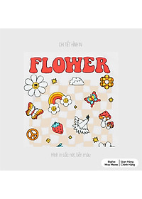 Đồ bộ cộc tay bé gái Bigfox Miss Meow size đại mùa hè vải cotton kiểu Hàn Quốc in Flower Power cỡ 3-11 tuổi 25kg 30kg