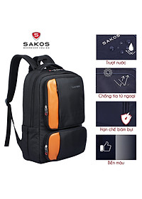 Balo Laptop 15.6 Inch SAKOS HERO - Hàng Chính Hãng