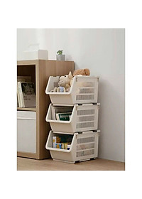 Kệ xếp tầng đa năng Việt Nhật tiện ích (5569) đựng đồ tiết kiệm không gian chất liệu nhựa bền đẹp - Hàng Việt Nam