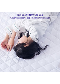 Tấm Bảo Vệ Nệm Chống Thấm Nước Cao Cấp Chuẩn Khách Sạn 5 Sao Tấm Lót Nệm Giường Ngủ Chống Thấm Bảo Vệ Nệm Trải Giường Cao Cấp Tấm Bảo Vệ Nệm Đệm Mỏng Lót Giường Ngủ Chống Thấm Cho Bé