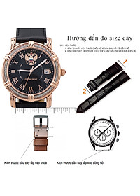 Dây Đồng Hồ Da Cá Sấu Đen Size 14/16/18/20/22/24/26mm - Dây Đeo Da Cá Sấu Thật 100% - Bảo Hành 12 Tháng