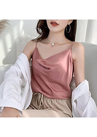 _ Áo 2 dây lụa cổ đổ đẹp3