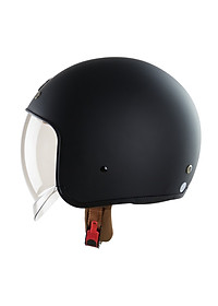 Nón bảo hiểm 3/4 kính âm Royal M139 Đen nhám cao cấp Lót tháo rời, che hết mặt