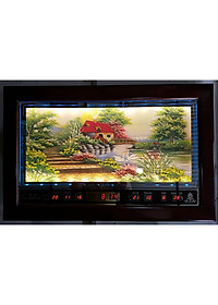 Tranh lịch vạn niên đá quý ,Ngôi nhà hạnh phúc -2057