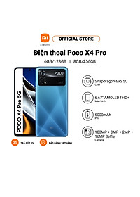 Điện thoại Xiaomi POCO X4 Pro 5G 6+128GB/8+256GB | Snapdragon 695G | Sạc nhanh 67W – Hàng chính hãng