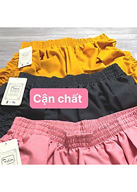Quần short nữ bigsize chất vải mango bảng lưng chun có độ co giản thoai mái Q9