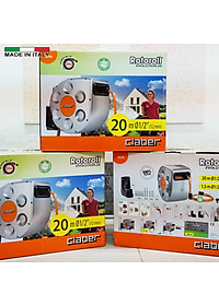 Bộ Vòi Tưới Cây Tự Thu Dây Claber Rotoroll Evolution 8696, loại 20 mét, vòi tưới 2 chế độ