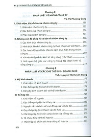 Luật Kinh Tế (Tái bản lần thứ nhất, có sửa đổi, bổ sung) - Sách chuyên khảo