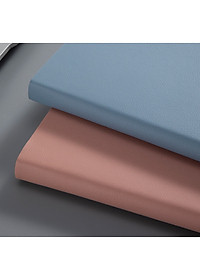 Sổ tay da PU trơn màu A5 ghi chép 80gsm 160 trang quà tặng hội nghị - B108