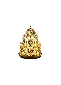 Tượng Phật Bà trang trí trong xe ô tô