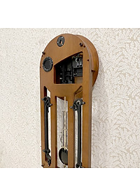 Đồng hồ quả lắc Nhật Rhythm CMJ547NR06 Kt 25.8 x 61.3 x 7.5cm, 1.7kg Vỏ gỗ. Dùng pin.