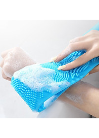 Đai Chà Lưng Silicon Massage Thư Giản Khi Tắm Dùng Cho Mọi Gia Đình - Giao Màu Ngẫu Nhiên