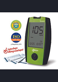 Bộ máy đo đường huyết Uright TD-4267 + Tặng kèm 25 que thử đường huyết và 25 kim chích máu
