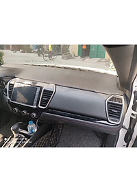 Thảm taplo da vân cacbon cho xe HONDA CITY 2021
