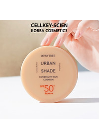 Phấn Nước Che Khuyết Điểm Nâng Tone Kiềm Dầu Chống Nắng Dưỡng Da Dewytree Urban Shade Cover & Fit Sun Cushion SPF50+ PA++++(14g)