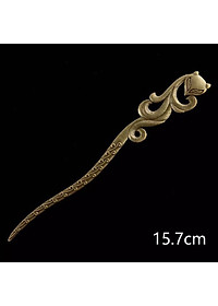 TRÂM CÀI TÓC HỒ LY VÀNG ĐỒNG CÓ HỘP NHUNG ĐỰNG