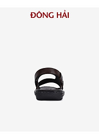 Sandal nam da bò Đông Hải quai ngang thiết kế bản to nam tính dễ phối trang phục - S1131