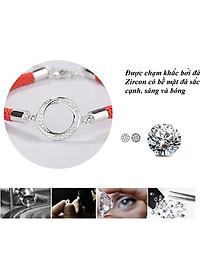 COMBO- CẶP VÒNG TAY ĐÔI Bracelet tình yêu (Đồng trắng mạ Bạch kim) (Đen và Đỏ)