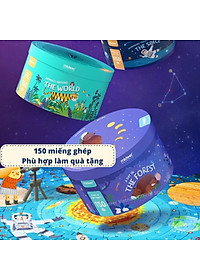 Đồ chơi xếp hình ghép hình puzzle dạng hình tròn Mideer - Chủ đề Khu rừng (150 mảnh ghép)
