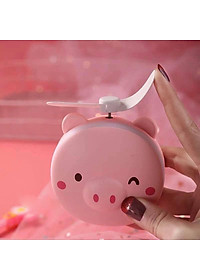 Gương Soi Mini Cầm Tay Hình Thú Cứng Ngỗ Nghĩnh Có Đèn Kèm Quạt Mini  Có Cổng Sạc USD Mẫu Ngẫu Nhiên