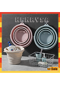 Xô nước gấp gọn 5L HENRYSA (màu ngẫu nhiên)