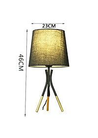 Đèn ngủ để bàn CAMILE  3 chân kèm bóng Led phong cách VINTAGE
