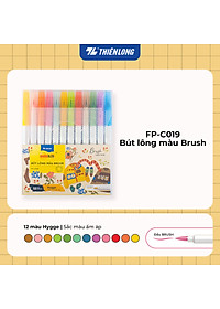 Bút lông 5/12/24 màu Cotton Candy - Hygee - Blooming - Cherry Blossom đầu Brush Thiên Long Colokit