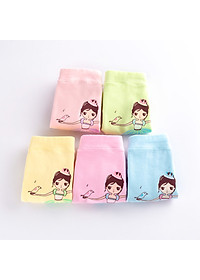 QUẦN LÓT BÉ GÁI - SET 5 QUẦN- QUẦN SỊP TRẺ EM- QUẦN CHÍP NỮ ĐỦ SIZE - MSC7CF