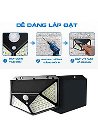  ĐÈN CẢM ỨNG NĂNG LƯỢNG MẶT TRỜI 100 BÓNG