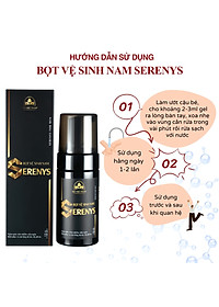 Dung dịch vệ sinh nam Serenys dạng bọt 100ml - Khử mùi hôi ở nam