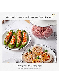 Máy Xay Thịt Thực Phẩm Bear SB-MA02L Xay Cực Êm Dung Tích 2 Lít Công Suất 300 W - Hàng Chính Hãng
